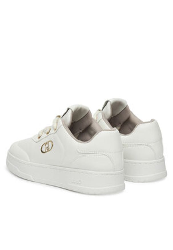 Liu Jo Sneakersy Me 04 BA5039 PX625 Biały. Kolor: biały. Materiał: skóra