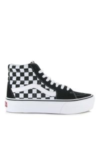 Buty Vans Checkerboard SK8-Hi Platform 2.0 Biały/Czarny. Kolor: czarny. Obcas: na platformie. Styl: elegancki #1