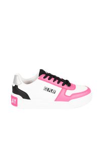 Ice Play Sneakersy | KURW003W3YM1 | Kobieta | Biały, Różowy. Nosek buta: okrągły. Kolor: wielokolorowy, biały, różowy. Materiał: skóra ekologiczna, tkanina #4