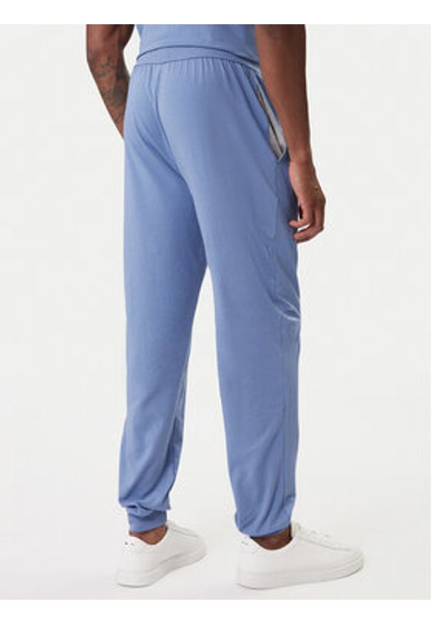 BOSS Spodnie dresowe Mix&Match 50515305 Błękitny Regular Fit. Kolor: niebieski. Materiał: bawełna