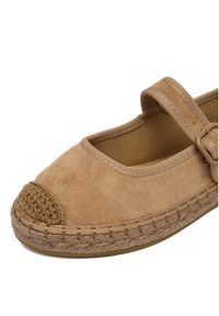 Roxy Espadryle CEO-WSS990-270 Beżowy ciemny. Kolor: beżowy. Materiał: materiał #7
