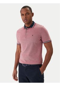 Jack & Jones Polo Paulos 12136668 Czerwony Slim Fit. Typ kołnierza: polo. Kolor: czerwony. Materiał: bawełna #1
