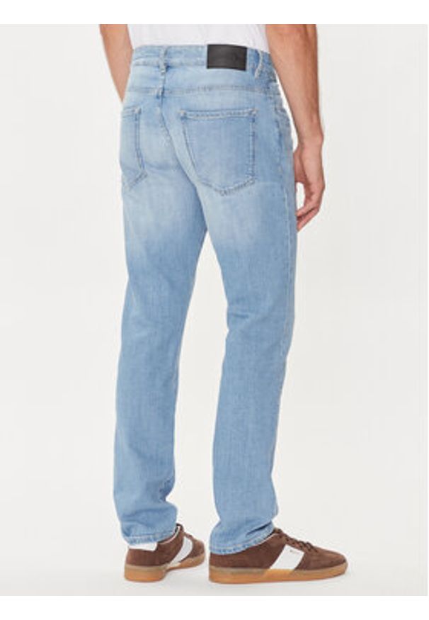 BOSS Jeansy Delaware3-1-Bf 50513692 Niebieski Slim Fit. Kolor: niebieski