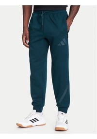 Adidas - adidas Spodnie dresowe Z.N.E. JW4724 Zielony Loose Fit. Kolor: zielony. Materiał: bawełna