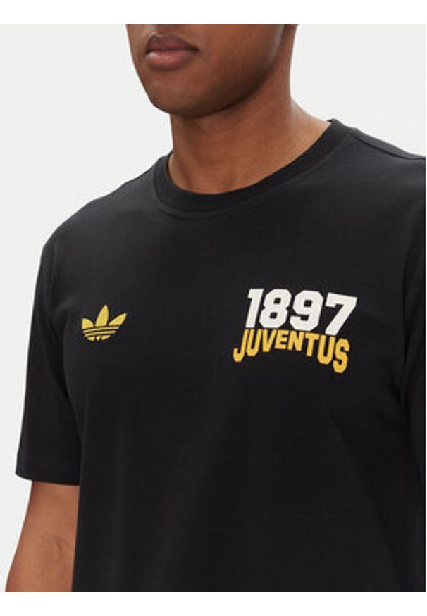Adidas - adidas T-Shirt Juventus VRCT JL6114 Czarny Regular Fit. Kolor: czarny. Materiał: bawełna