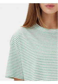 TOMMY HILFIGER - Tommy Hilfiger T-Shirt WW0WW44553 Zielony Regular Fit. Kolor: zielony. Materiał: bawełna, len #3