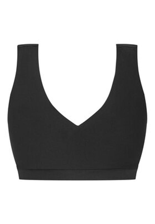 Chantelle Biustonosz top Soft Stretch C16A10 Czarny. Kolor: czarny. Materiał: syntetyk
