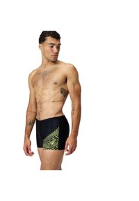 Kąpielówki męskie spodenki kąpielowe Speedo Medley Logo. Kolor: czarny, wielokolorowy, żółty #1