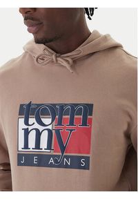 Tommy Jeans Bluza DM0DM22092 Brązowy Relaxed Fit. Kolor: brązowy. Materiał: bawełna #4