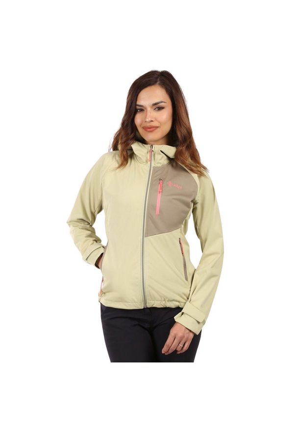 Damska kurtka softshell Kilpi BELTRA-W. Kolor: brązowy. Materiał: softshell. Sport: turystyka piesza