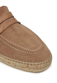 Manebi Espadryle W 1.9 L0 Brązowy. Kolor: brązowy. Materiał: zamsz, skóra