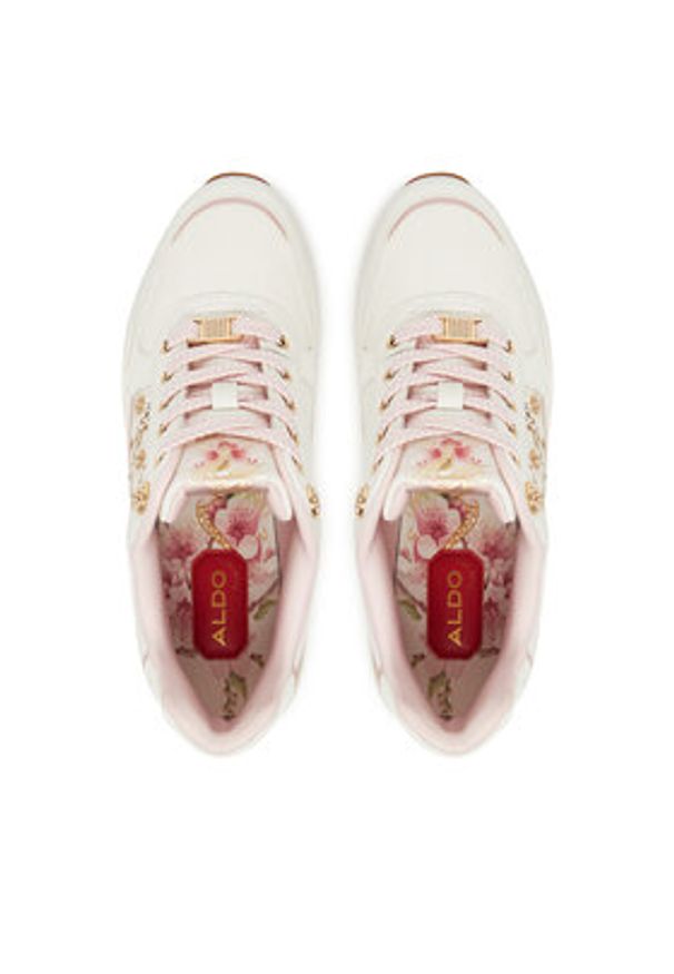 Aldo Sneakersy Enzie 13917693 Écru. Materiał: skóra