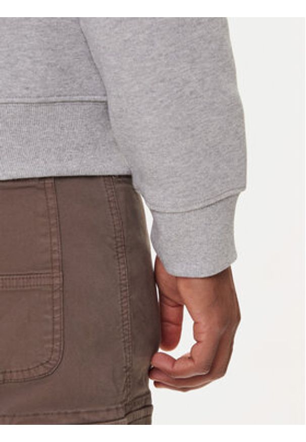 Guess Jeans Bluza M5BQ35 K9V31 Szary Slim Fit. Kolor: szary. Materiał: bawełna