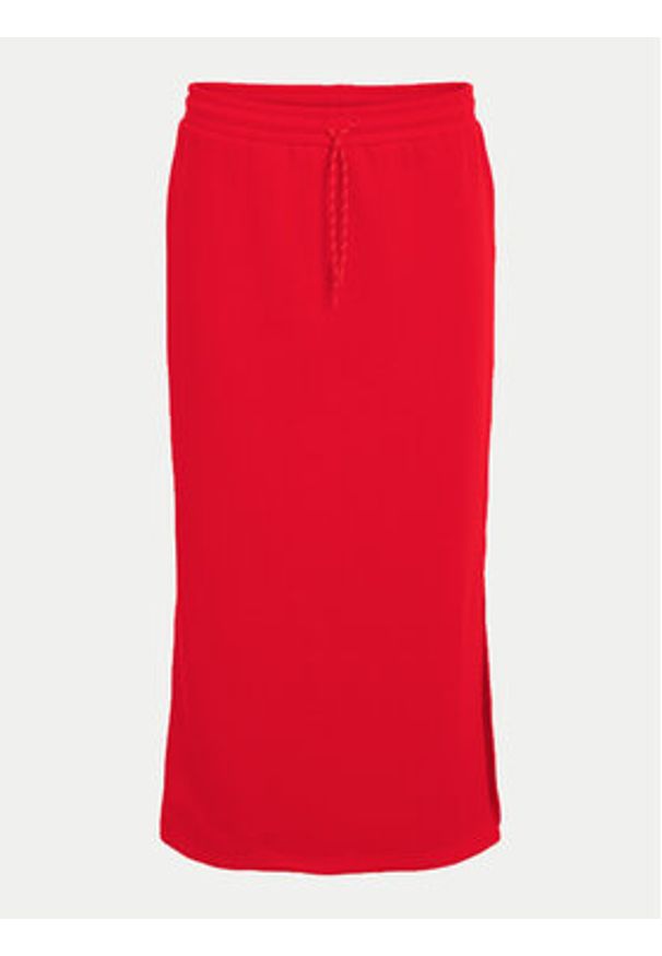 Noisy may - Noisy May Spódnica midi Moia 27032563 Czerwony Regular Fit. Kolor: czerwony. Materiał: bawełna, syntetyk