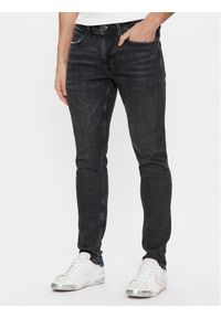 Pepe Jeans Jeansy PM207387 Szary Skinny Fit. Kolor: szary