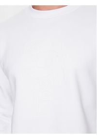 Karl Lagerfeld - KARL LAGERFELD Bluza 705401 533910 Biały Regular Fit. Typ kołnierza: dekolt w karo. Kolor: biały. Materiał: bawełna #4