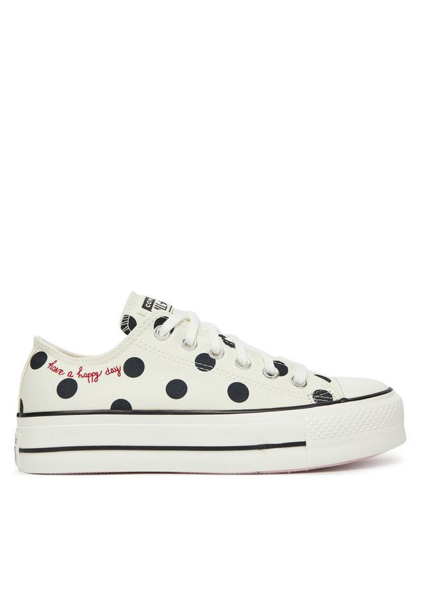 Trampki Converse. Kolor: beżowy. Obcas: na platformie