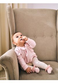Sinsay - Legginsy 3 pack - różowy. Kolor: różowy