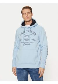 Tom Tailor Bluza 1043292 Niebieski Regular Fit. Kolor: niebieski. Materiał: syntetyk