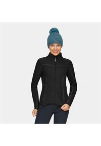 Bluza turystyczna polarowa męska Alpinus Elvenes. Kolor: czarny. Materiał: polar