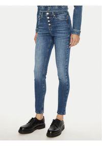 Tommy Jeans Jeansy Nora DW0DW19546 Niebieski Skinny Fit. Kolor: niebieski