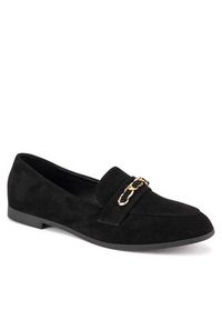 DeeZee Loafersy WSS270205-06 Czarny. Kolor: czarny. Materiał: materiał #3