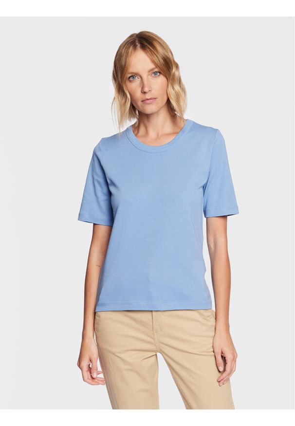 Part Two T-Shirt Ratana 30306241 Błękitny Relaxed Fit. Kolor: niebieski. Materiał: bawełna
