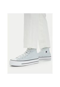 Trampki Converse. Kolor: niebieski. Obcas: na platformie #1