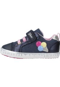 Geox - Buty GEOX B KILWI GIRL B Niebieski. Kolor: niebieski. Materiał: syntetyk, tkanina. Sport: turystyka piesza