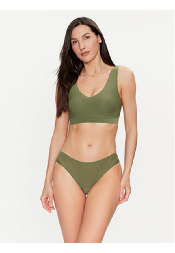 Chantelle Figi klasyczne Soft Stretch C26430 Zielony. Kolor: zielony. Materiał: syntetyk