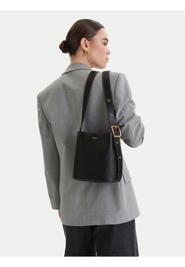 Coach Torebka Bleecker Bucket Bag 21 CCX07 Czarny. Kolor: czarny. Materiał: skórzane