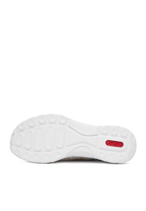 Rieker Sneakersy CEO-L3252-92 Beżowy. Kolor: beżowy. Materiał: skóra