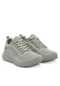 skechers - Skechers Sneakersy 117209/SAGE Zielony. Kolor: zielony. Materiał: materiał #5