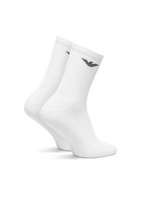 Emporio Armani Skarpety długie EM000554 AF14499 M0066 Biały. Kolor: biały. Materiał: bawełna #4
