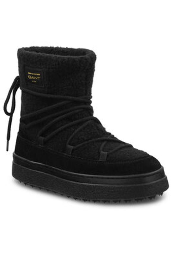 GANT - Gant Śniegowce Snowhill 29548782 Czarny. Kolor: czarny. Materiał: zamsz, skóra