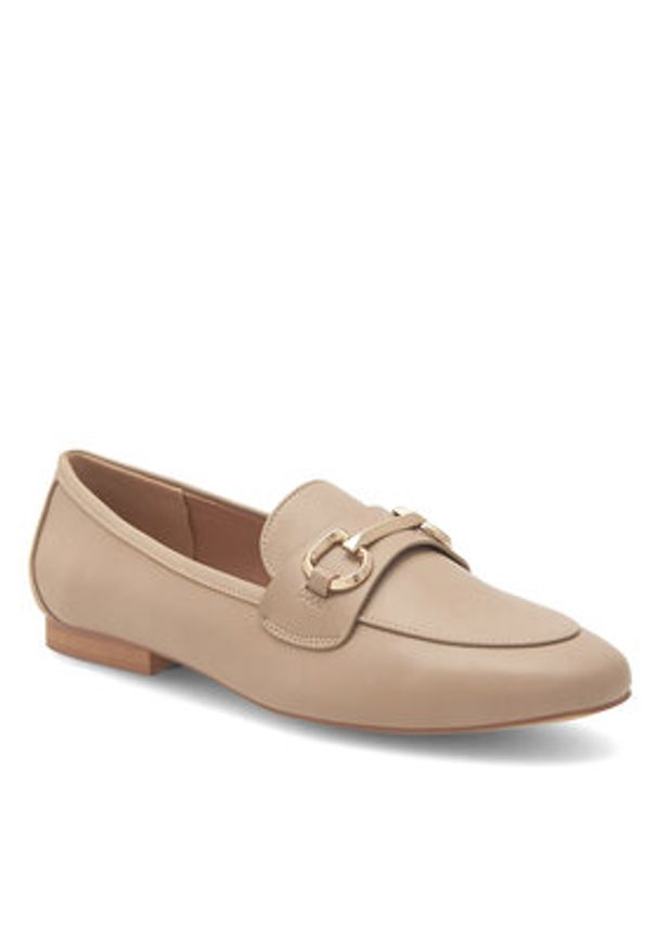 Jenny Fairy Loafersy ERINE WYL3649-1 Beżowy. Kolor: beżowy. Materiał: skóra
