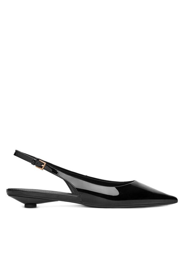 Gino Rossi - GINO ROSSI Baleriny VICI-V1895-105-2 Czarny. Kolor: czarny. Materiał: skóra, lakier