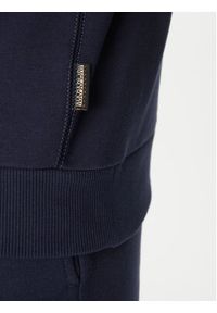 Napapijri Bluza B-Vanni NP0A4IC8 Granatowy Regular Fit. Kolor: niebieski. Materiał: bawełna #3