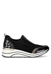 Remonte Sneakersy D0T08-02 Czarny. Kolor: czarny. Materiał: materiał #1