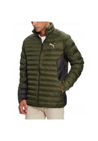 Męska kurtka pikowana Puma Packlite Primaloft zielona. Kolor: zielony. Technologia: Primaloft