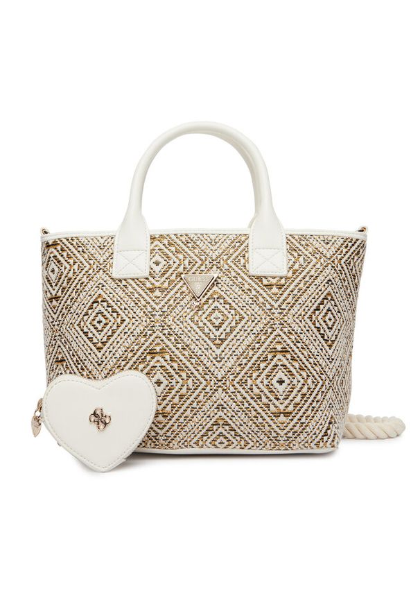 Torebka Guess. Kolor: beżowy