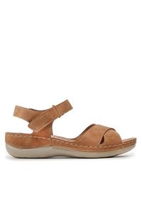 Clara Barson Sandały WSS20580-01 Brązowy. Kolor: brązowy. Materiał: skóra #2
