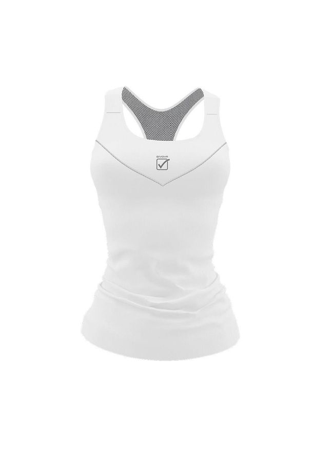 Damski tank top Givova. Kolor: wielokolorowy, biały, czarny. Styl: sportowy
