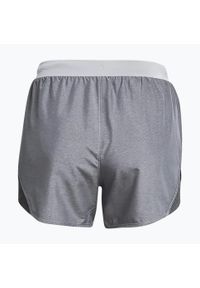 Krótkie spodenki dla kobiet Under Armour FLY BY SHORT. Kolor: szary. Długość: krótkie