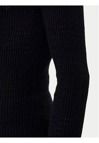 TwinSet - TWINSET Sweter 252TP3241 Czarny Slim Fit. Kolor: czarny. Materiał: wiskoza #3