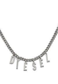 Diesel Naszyjnik DX1494040 Srebrny. Materiał: metalowe. Kolor: srebrny #3