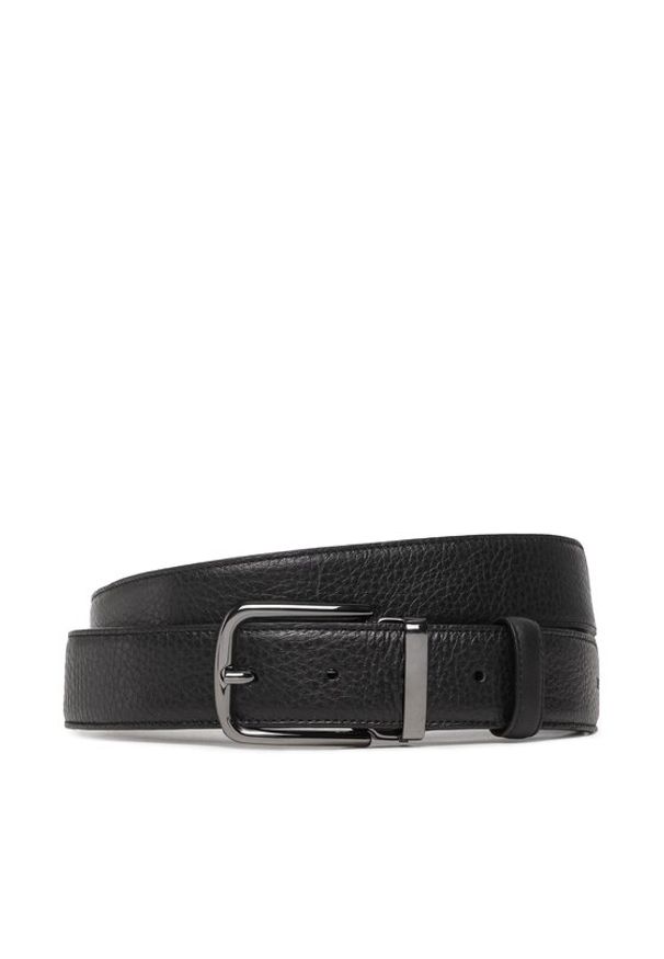 Emporio Armani Pasek Męski Y4S546 Y233J 88001 Czarny. Kolor: czarny. Materiał: skóra
