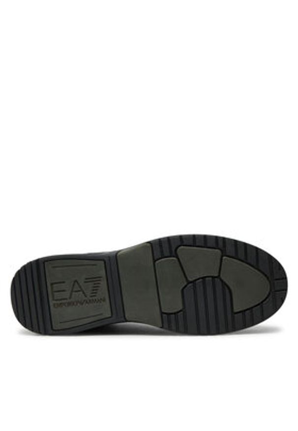 EA7 Emporio Armani Sneakersy X8X187 XK402 U427 Czarny. Kolor: czarny. Materiał: skóra