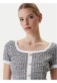 Guess Sukienka dzianinowa W6RK42 Z0361 Szary Regular Fit. Kolor: szary. Materiał: bawełna #5