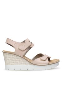 Sandały Rieker. Kolor: różowy #1